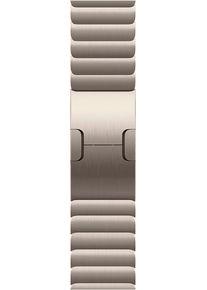 Apple Smartwatch-Armband "Gliederarmband", 15-20cm, Apple Watch Modelle 46mm, beige, Uhrenarmbänder