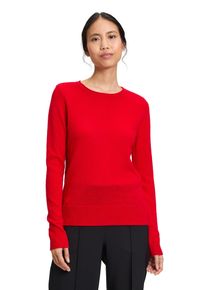 Betty Barclay Damen Strickpullover "Betty Barclay Kaschmir-Pullover mit Rundhalsausschnitt", rot, Basic, Gr. 46, Strick, Obermaterial: 100%