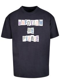 Merchcode Herren T-Shirt "Merchcode Herren Please Heavy Oversize Tee", blau, casual, Gr. XS, unifarben, 100% Baumwolle, Shirts