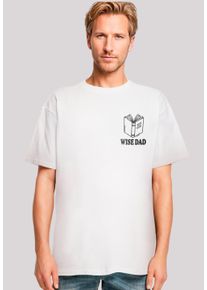 F4NT4STIC Herren T-Shirt "Wise Dad Vatertag", weiß, casual, Gr. XXXL, Obermaterial: 100% Baumwolle, Shirts, Premium Qualität