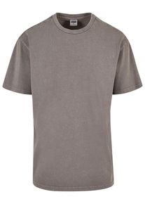 Urban Classics Herren T-Shirt "Urban Classics Herren Heavy Oversized Acid Wash Tee", grau, casual, Gr. M, unifarben, 100% Baumwolle, Shirts