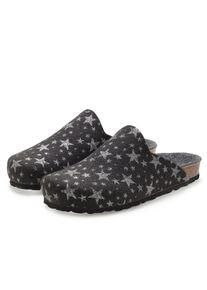 Vivance Damen Pantolette "Hausschuh, Clog, Pantoffel", Gr. 42, schwarz, Obermaterial: 100% Polyester. Futter: 100% Polyester. Decksohle: 100%