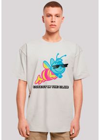 F4NT4STIC Herren T-Shirt "Biene Maja Cutest In Club", grau, casual, Gr. L, Obermaterial: 100% Baumwolle, Shirts, Nostalgie, Retro, Heroes of Childhood
