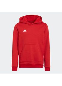 Kinder Kapuzensweatshirt "ENT22 HOODY Y", rot, sportlich, Gr. 128, adidas Performance, Obermaterial: 70% Baumwolle, 30% Polyester, Sweatshirts