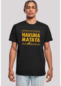 F4NT4STIC Herren T-Shirt "Disney König der Löwen Hakuna Matata", schwarz, casual, Gr. XXL, Obermaterial: 100% Baumwolle, Shirts, Herren,Premium