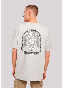 F4NT4STIC Herren T-Shirt "Pinocchio Heroes of Childhood", grau, casual, Gr. L, Obermaterial: 100% Baumwolle, Shirts, Nostalgie, Retro Print,