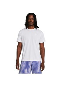 Under Armour Herren T-Shirt "UA LAUNCH SHORTSLEEVE", weiß, sportlich, Gr. 4XL, Single Jersey, Obermaterial: 53% Baumwolle, 47% Polyester, Shirts