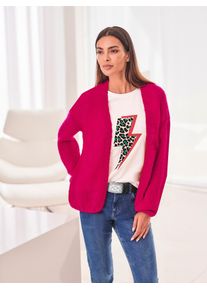 Heine Damen T-Shirt "Shirt", weiß, Gr. 36, gemustert, animal-print, mehrfarbig, bedruckt, 95% Baumwolle, 5% Elasthan, Shirts