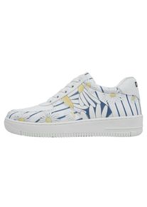 DOGO Damen Sneaker "Dice Sneakers Daisy Stripes Damen Sneaker / Female", Gr. 38, weiß, Lederimitat, Schuhe, Vegan