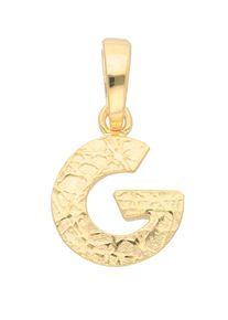 Adelia´s ADELIA ́S Damen Buchstaben-Anhänger "Damen & Herren 333 Gold Buchstabenanhänger G", Gold, gold, Gold, Schmuckanhänger, für Damen & Herren