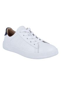 Richter Kinder Sneaker "1893 WMS: mittel", Gr. 35, weiß, Leder, sportlich, Schuhe, Schnürschuh im cleanen Look, Größenschablone zum Download