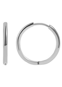 Adelia´s ADELIA ́S Damen Paar Creolen "Neuheit 2025 - Unisex Creolen aus Edelstahl", Unisex, Edelstahl, silber, Edelstahl, Ohrringe