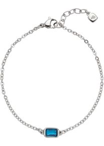 CIAO! BY LEONARDO Damen Armband "Sophia CIAO, 024478", Edelstahl, blau, CIAO BY LEONARDO, Edelstahl, Armbänder, mit Kristallglas