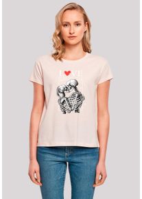F4NT4STIC Damen T-Shirt "Love is all you need", pink, casual, Gr. XS, Obermaterial: 100% Baumwolle, Shirts, Premium Qualität