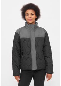 Bench. Damen Steppjacke "JORGIA", schwarz, casual, Gr. 42, unifarben, Web, Obermaterial: 100% Polyester, Jacken