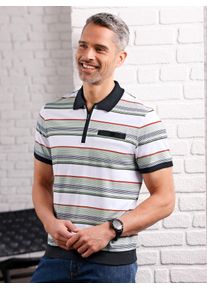 CLASSIC Herren Poloshirt "Kurzarm-Poloshirt", bunt, Gr. 52, gemustert, mehrfarbig, gestreift, 100% Baumwolle, Shirts