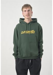 Cleptomanicx Herren Kapuzensweatshirt "Classic Hooded Starring", grün, casual, Gr. XL, bestickt, 100% Baumwolle, Sweatshirts, mit lockerem Schnitt