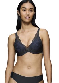 Triumph Damen Bügel-BH "Body Make-Up Illusion Lace WP", Gr. 80, schwarz, Microtouch, Spitze, Obermaterial: 51% Polyamid, 35% Polyester, 14% Elasthan,