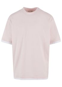 DEF Herren T-Shirt "DEF Herren DEF Visible Layer T-Shirt", pink, casual, Gr. S, unifarben, 100% Baumwolle, Shirts
