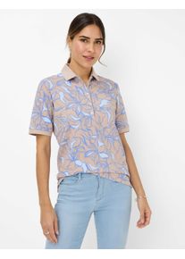 Brax Damen Poloshirt "Style CLEO", braun, Gr. 38, 97% Baumwolle, 3% Elasthan, Shirts
