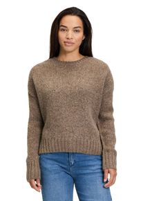 Cartoon Damen Strickpullover "Cartoon Basic-Pullover mit Rundhalsausschnitt", braun, modisch, Gr. 46, Obermaterial: 70% Polyacryl, 22% Polyester, 8%