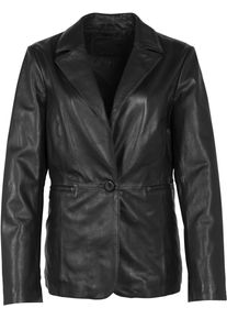 Mauritius Damen Lederjacke "MWAada", schwarz, modisch, Gr. 4XL, unifarben, Obermaterial: 100% Schafsleder. Futter: 100% Baumwolle. Ärmelfutter: 100%