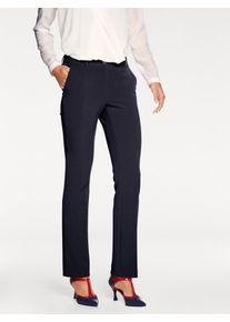 Heine Damen Stretch-Hose, schwarz, Gr. 46, unifarben, 62% Polyester, 33% Viskose, 5% Elasthan, Hosen