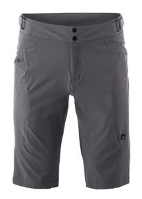 Gonso Herren Fahrradhose "Trail Shorts Hipbag M", grau, Gr. 6XL, 85% Polyester (recycelt), 15% Elasthan, Hosen, Bewegungselastisch, strapazierfähig