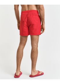 Gant Herren Badeshorts "SWIM SHORTS", rot, casual, Gr. XXXL, unifarben, Polyamid, Badehosen, mit Gesäßtasche