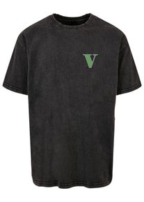 Merchcode Herren T-Shirt "Merchcode Herren Grand Collage Acid Washed Heavy Oversized Tee", schwarz, casual, Gr. XL, bedruckt, 100% Baumwolle, Shirts