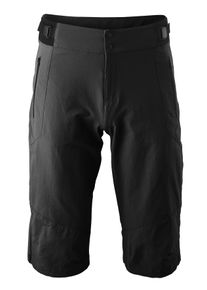 Gonso Herren Fahrradhose "Trail Shorts M", schwarz, Gr. L, 93% Polyamid, 7% Elasthan, Hosen, Strapazierfähig und formstabil