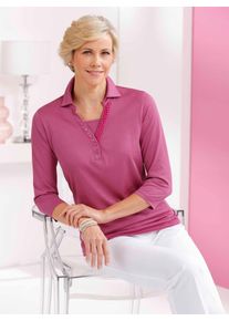 CLASSIC Damen Poloshirt "Shirt", lila, Gr. 40, unifarben, 62% Baumwolle, 38% Polyester, Shirts