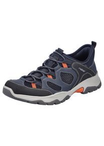 Rieker Herren Slip-On Sneaker, Gr. 41, schwarz, Lederimitat, Textil, sportlich, Schuhe, Trekkingschuh, Outdoorschuh, Schlupfschuh mit Gummizug