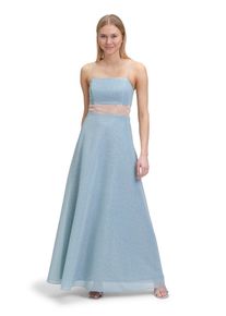 Vera Mont Damen Abendkleid "Vera Mont Abendkleid mit Effektgarn", grün, festlich, Gr. 40, Obermaterial: 64% Polyester, 36% Polyester metallisiert.