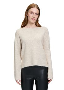 Betty Barclay Damen Strickpullover "Betty Barclay Strickpullover mit Effektgarn", beige, modisch, Gr. 36, Strick, Obermaterial: 51% Polyacryl, 23%
