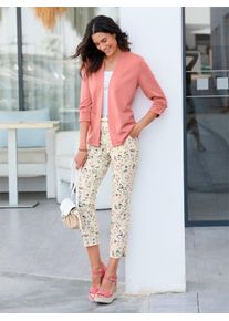 Inspirationen Damen Shirtjacke "Shirtjacke", rosa, Gr. 40, unifarben, 50% Modal, 44% Polyester, 6% Elasthan, Shirts