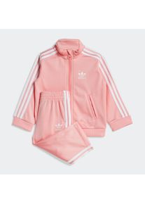 Kinder Trainingsanzug "FIREBIRD TS", pink, sportlich, Gr. 104, adidas originals, Obermaterial: 100% Polyester, Sportanzüge