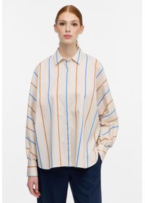 Eterna Damen Shirtbluse "OVERSIZE FIT", blau, klassisch, Gr. 40, 100% cotton, Blusen, EASY IRON (bügelleicht)