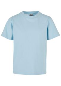 Urban Classics Jungen T-Shirt "Urban Classics Herren Boys Organic Basic Tee 2-Pack", blau, casual, Gr. 146, unifarben, 100% Baumwolle, Shirts