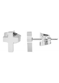 Adelia´s ADELIA ́S Damen Paar Ohrhänger, Unisex, Edelstahl, silber, Edelstahl, Ohrringe