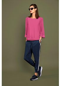Heine Damen Blusenshirt "Blusenshirt", pink, Gr. 36, unifarben, 100% Polyester, Unterteil:5% Elasthan, 95% Viskose, Shirts