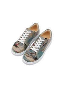 DOGO Damen Plateausneaker "Myra Hey Sailor Damen Sneaker / Female", Gr. 36, bunt, Lederimitat, Schuhe, Vegan