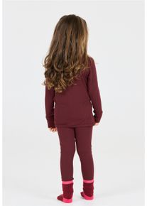 ZIGZAG Kinder Funktionsshirt "Funktionswäsche-Set Panda", rot, Gr. 164, unifarben, 95% Viskose, 5% Elasthan, Shirts, mit hohem Tragekomfort
