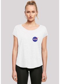 F4NT4STIC Damen T-Shirt "NASA Classic Insignia Chest", weiß, casual, Gr. L, Obermaterial: 100% Baumwolle, Shirts, Damen,Premium