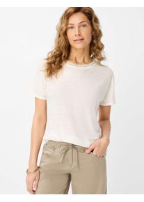 Brax Damen Kurzarmshirt "Style CAELEN", weiß, Gr. 42, 100% Leinen, Shirts