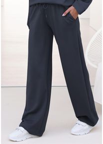 Damen Loungehose, Copenhagen Studios, Gr. 48, grau, Sweatware, Obermaterial: 54% Modal, 40% Polyester, 6% Elasthan, unifarben, casual, Hosen, extra