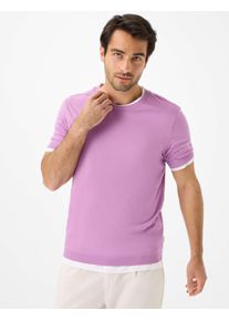 Brax Herren T-Shirt "Style TREVOR", lila, Gr. XXL, 50% Baumwolle, 50% Modal, Shirts