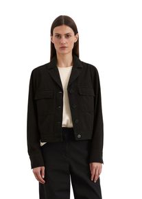 Marc O'Polo MARC O'POLO Damen Kurzjacke "aus Organic-Cotton-Leinen-Mix", schwarz, elegant, Gr. 36, unifarben, Obermaterial: 88% Baumwolle, 12% Leinen; Füllung: