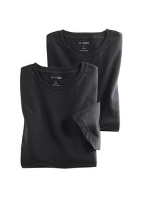 OLYMP Herren T-Shirt "Casual", schwarz, Gr. L, Obermaterial: 100% Baumwolle, Shirts