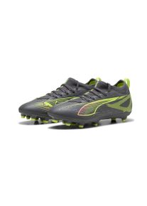 Puma Kinder Fußballschuh "ULTRA 5 MATCH FG/AG Fußballschuhe Jugendliche", Gr. 33matte aged silber gelb alert blau gray, Obermaterial: Textil,